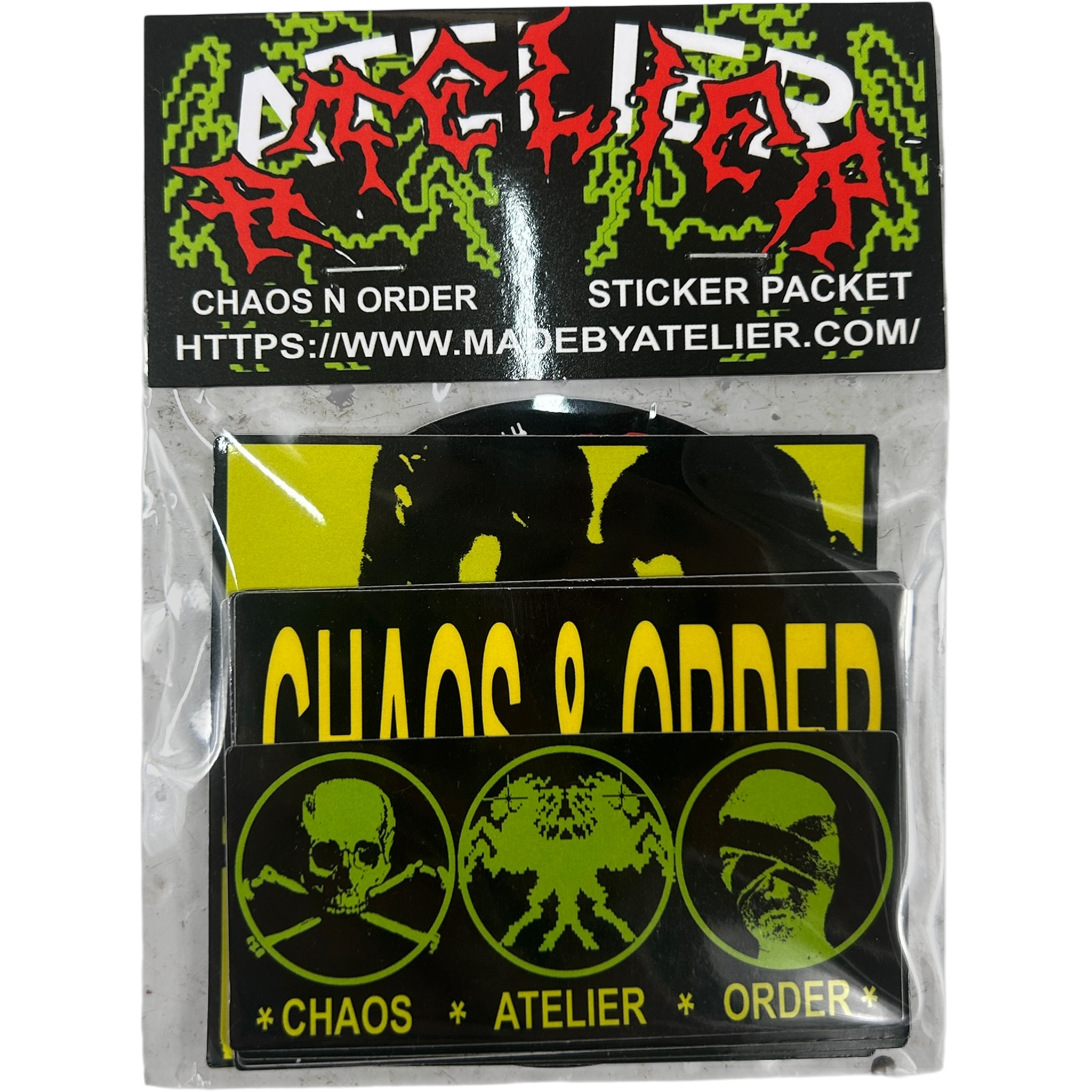 CHAOS & ORDER STICKER PACK