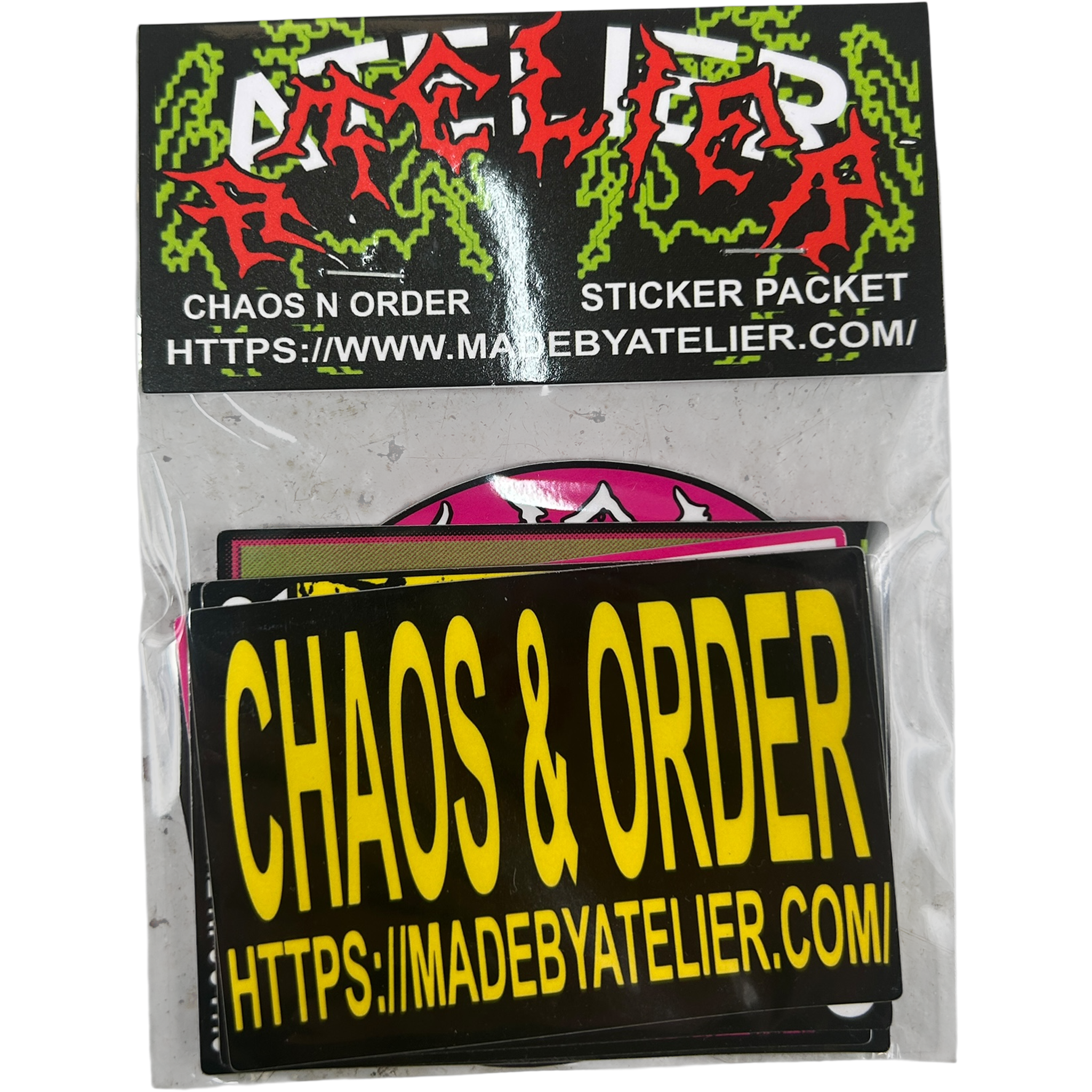 CHAOS & ORDER STICKER PACK