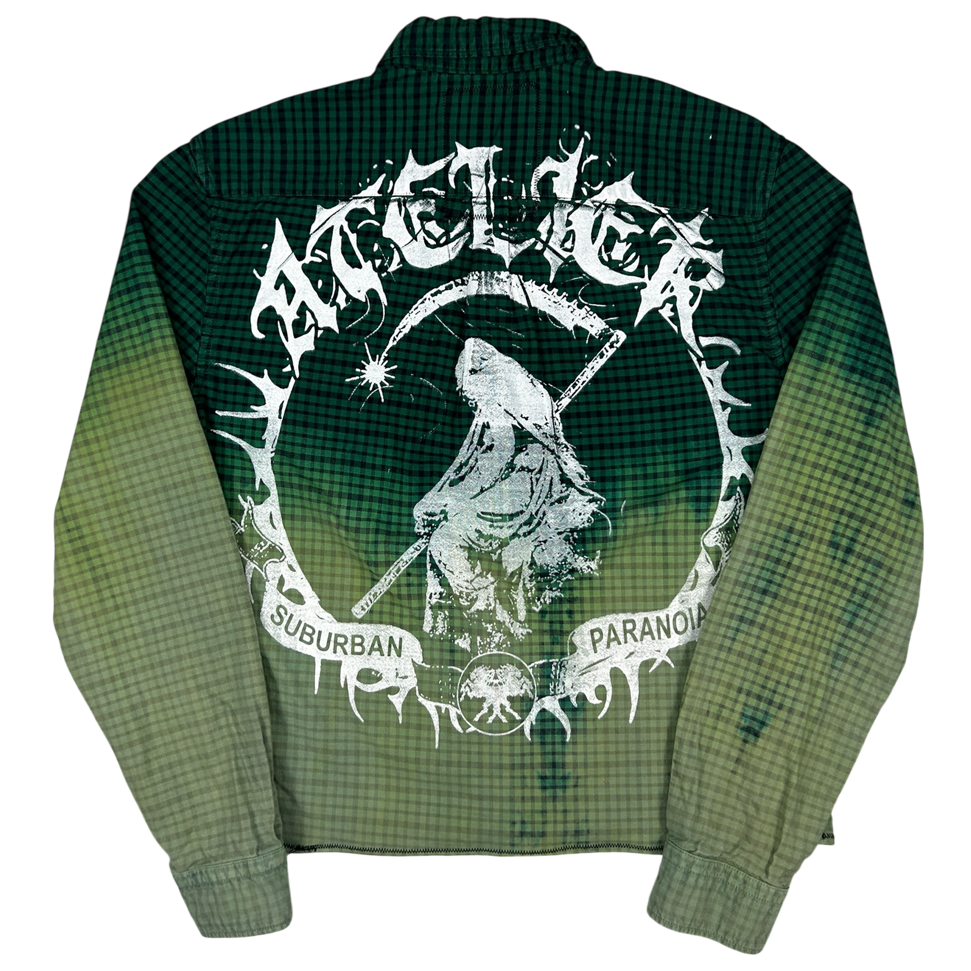  back detail - screenprinted patch hand-sewn onto garment by MadeByAtelier