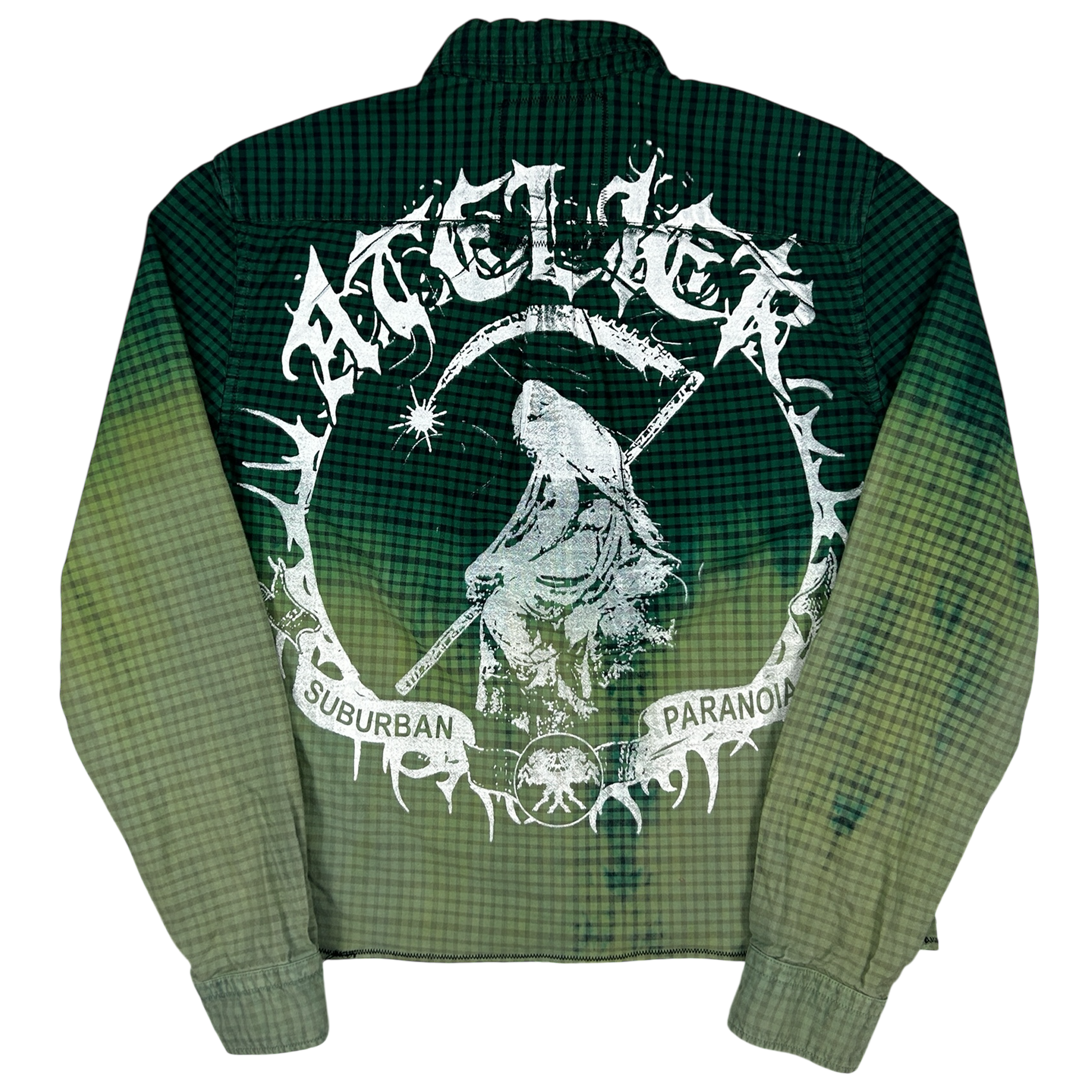  back detail - screenprinted patch hand-sewn onto garment by MadeByAtelier