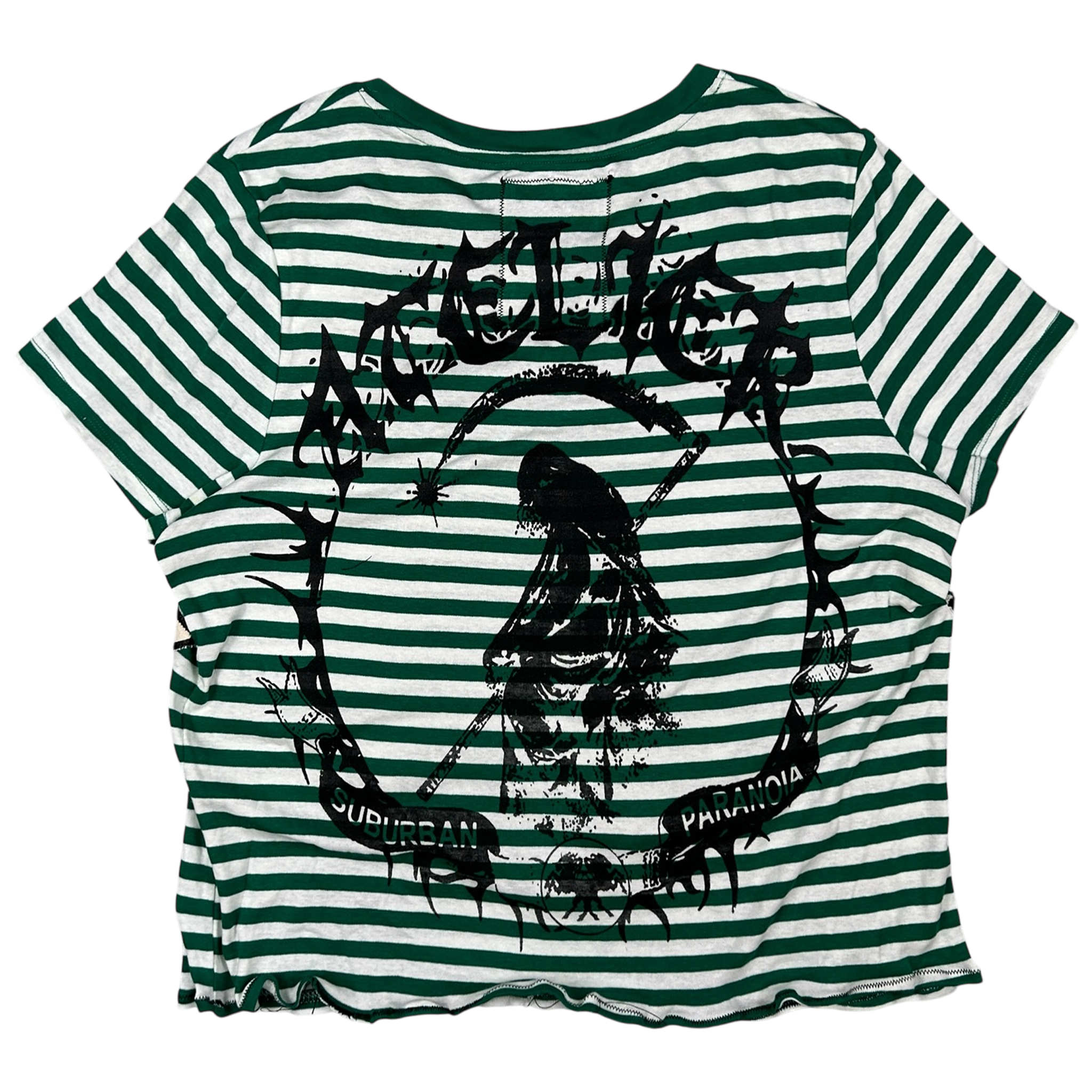 VANDAL #29 - MEDIUM back detail - screenprinted patch hand-sewn onto garment by MadeByAtelier