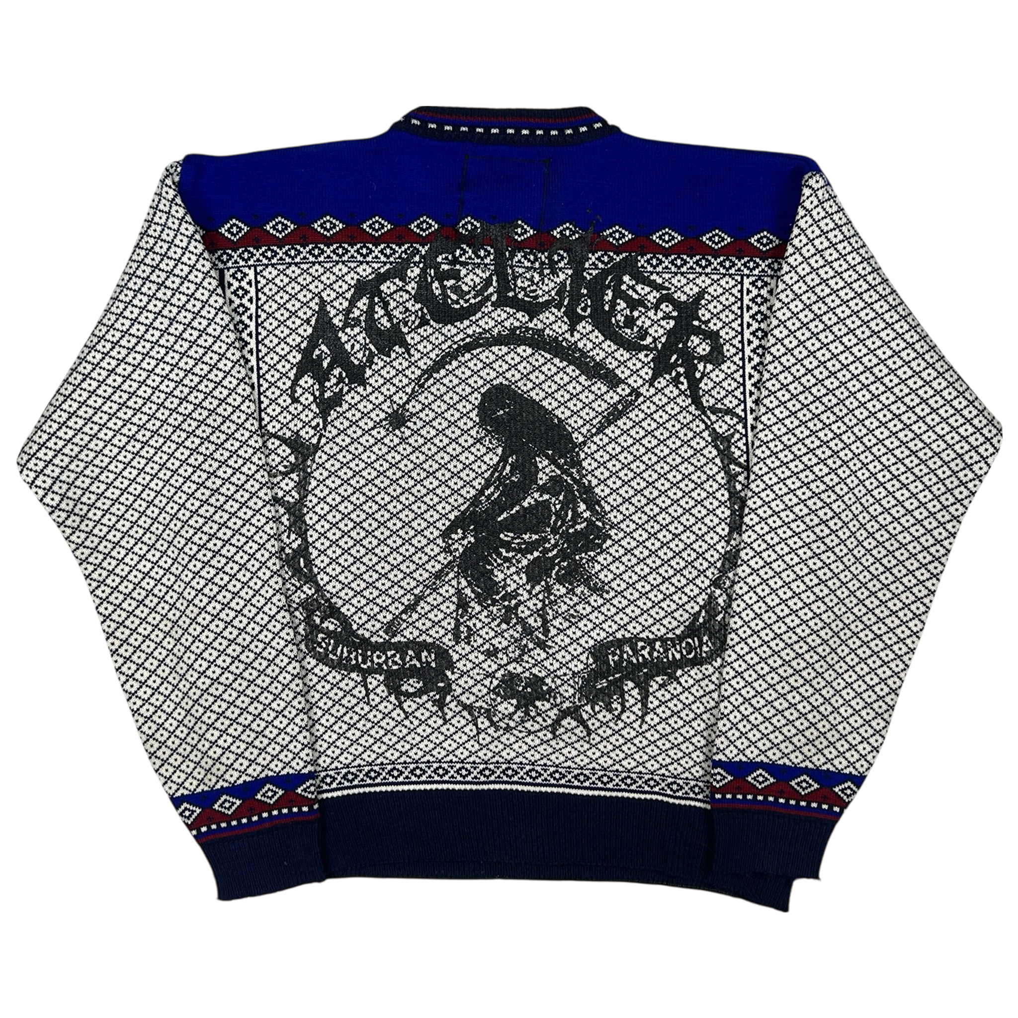 VANDAL #33 - LARGE back detail - screenprinted patch hand-sewn onto garment by MadeByAtelier