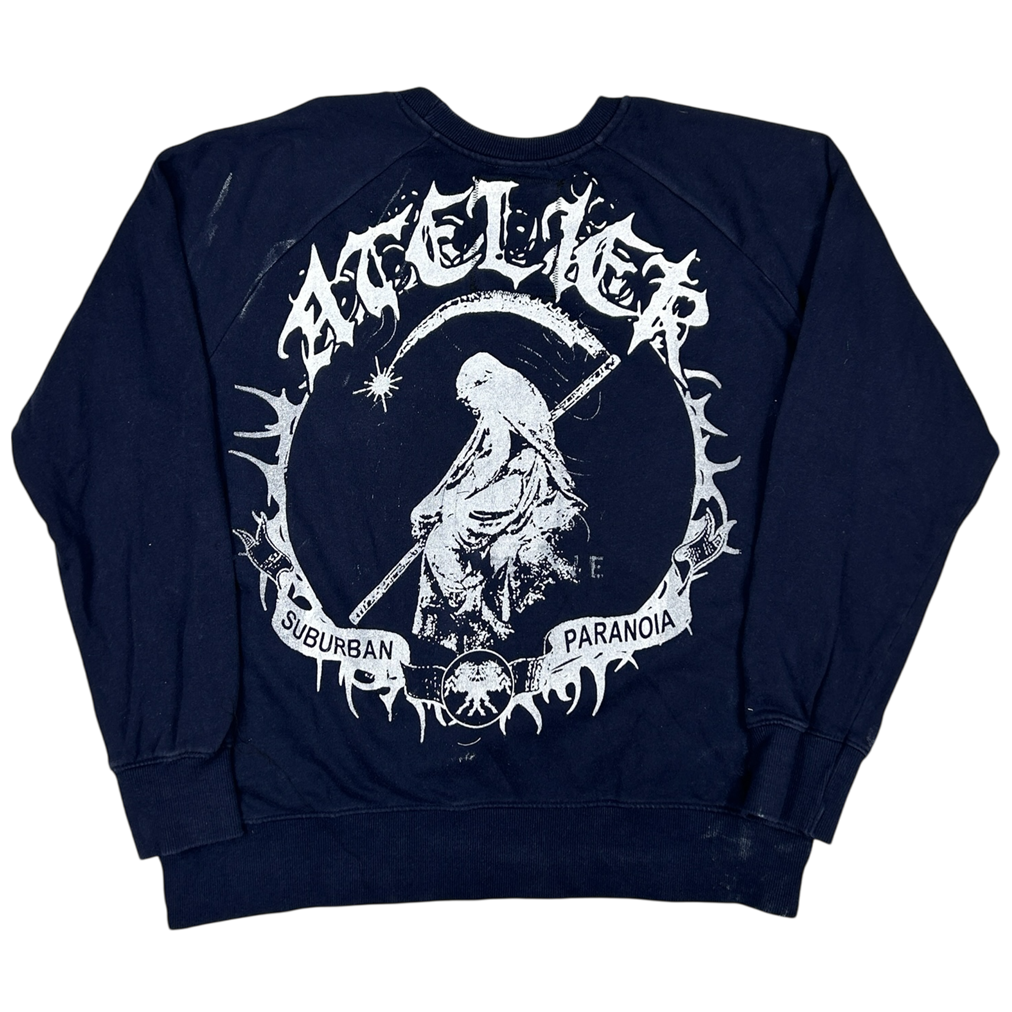 VANDAL #16 - LARGE back detail - screenprinted patch hand-sewn onto garment by MadeByAtelier