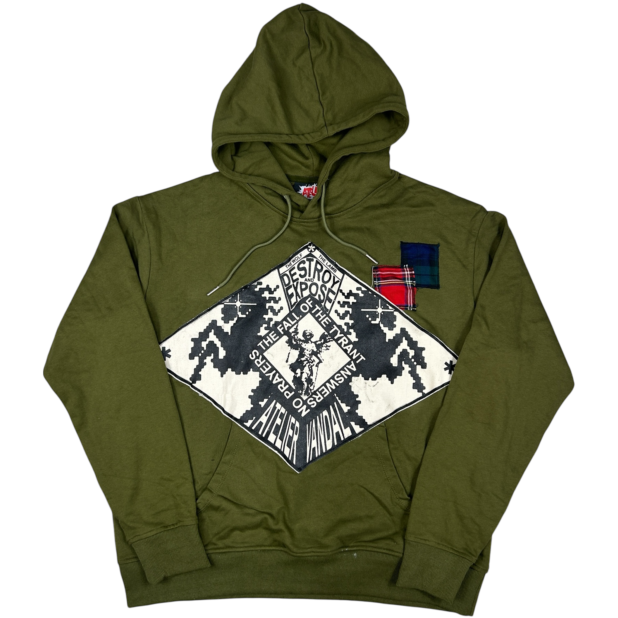 VANDAL #08 - 1 of 1 screenprinted and hand-sewn piece by MadeByAtelier