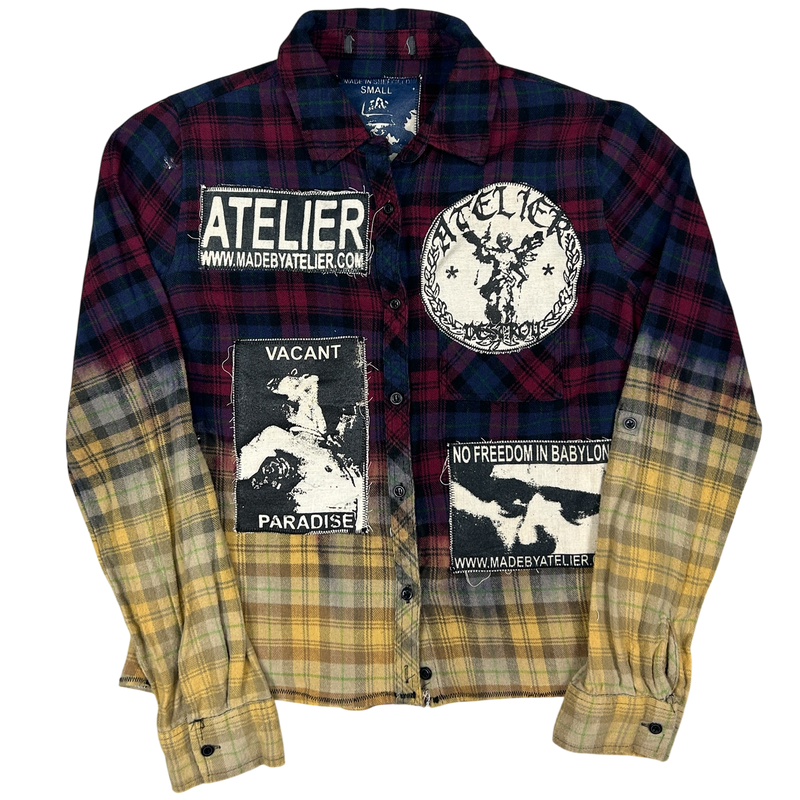 ACID TEARS SHIRT #061 - SMALL - 1 of 1 screenprinted and hand-sewn piece by MadeByAtelier