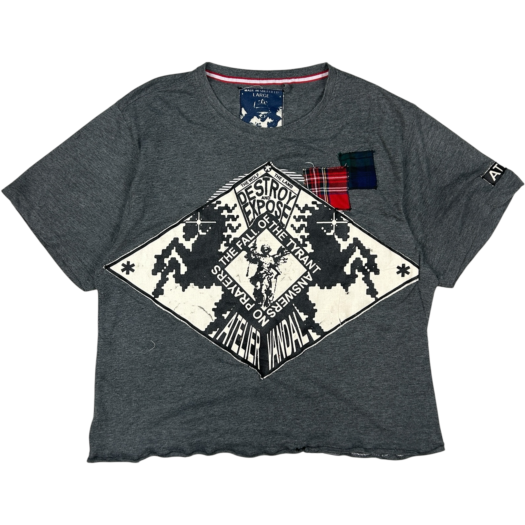 VANDAL #43 - LARGE - 1 of 1 screenprinted and hand-sewn piece by MadeByAtelier