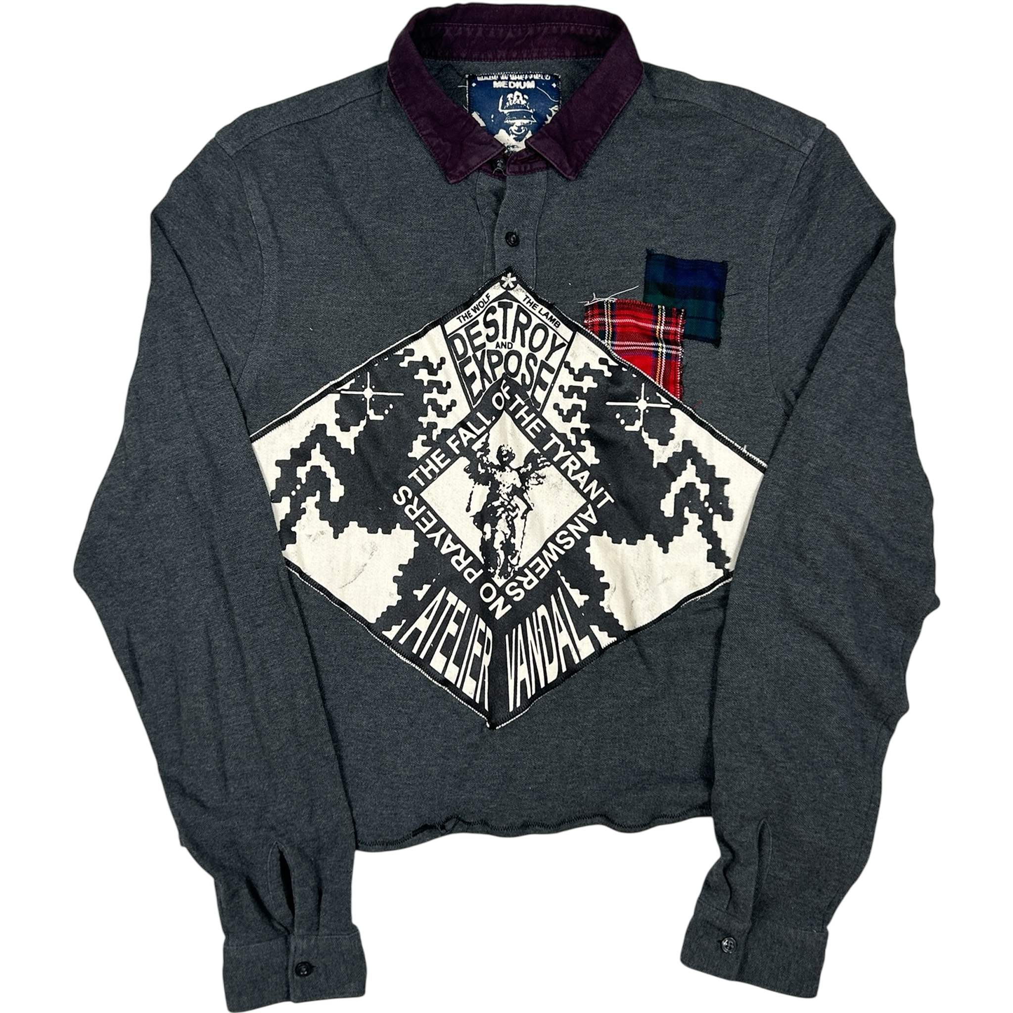 VANDAL #22 - MEDIUM - 1 of 1 screenprinted and hand-sewn piece by MadeByAtelier