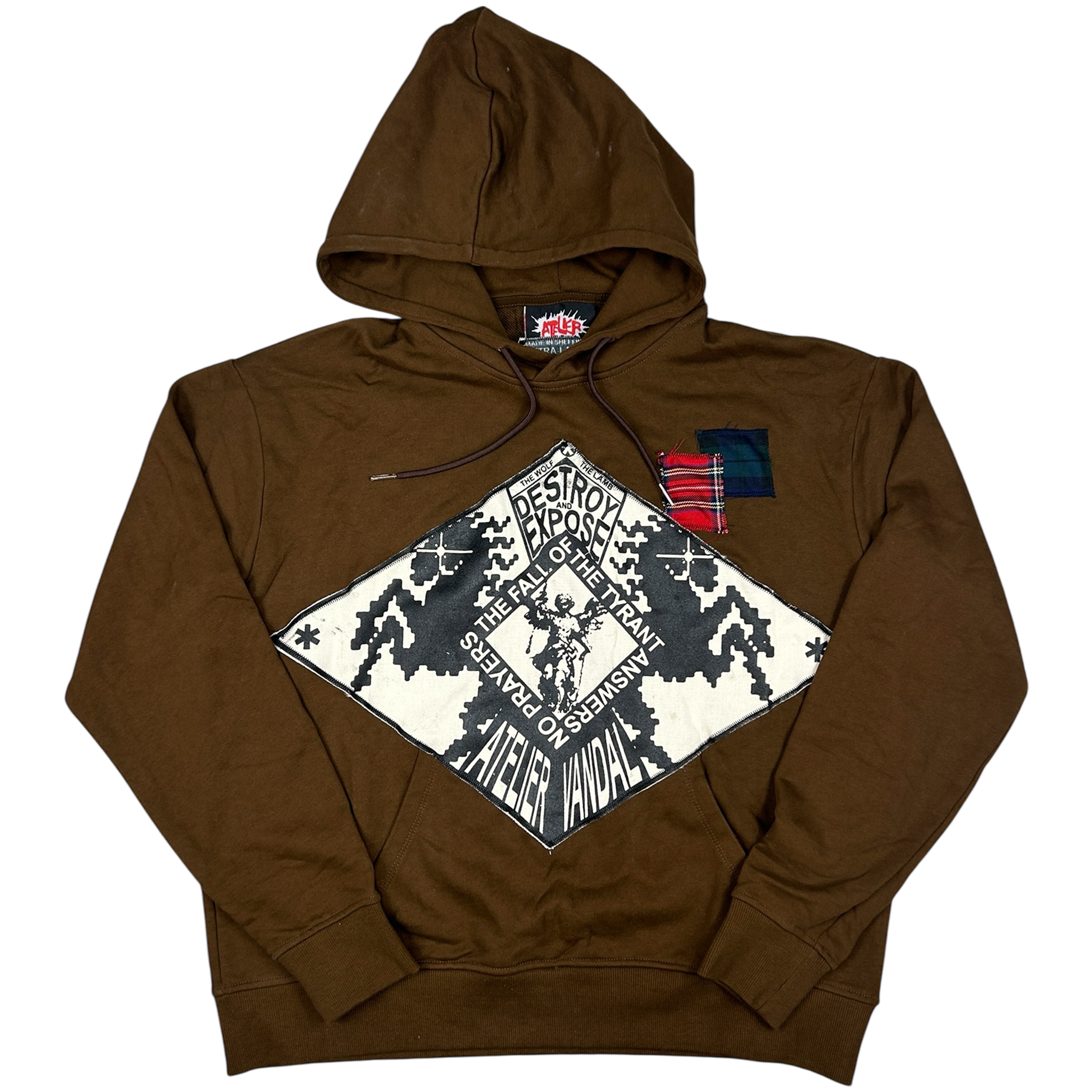 VANDAL #13 - 1 of 1 screenprinted and hand-sewn piece by MadeByAtelier