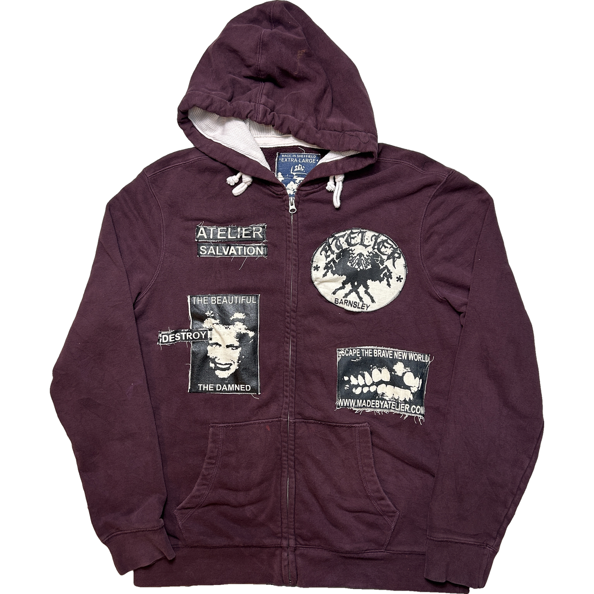ZIP-UP HOODIE #17 - EXTRA-LARGE