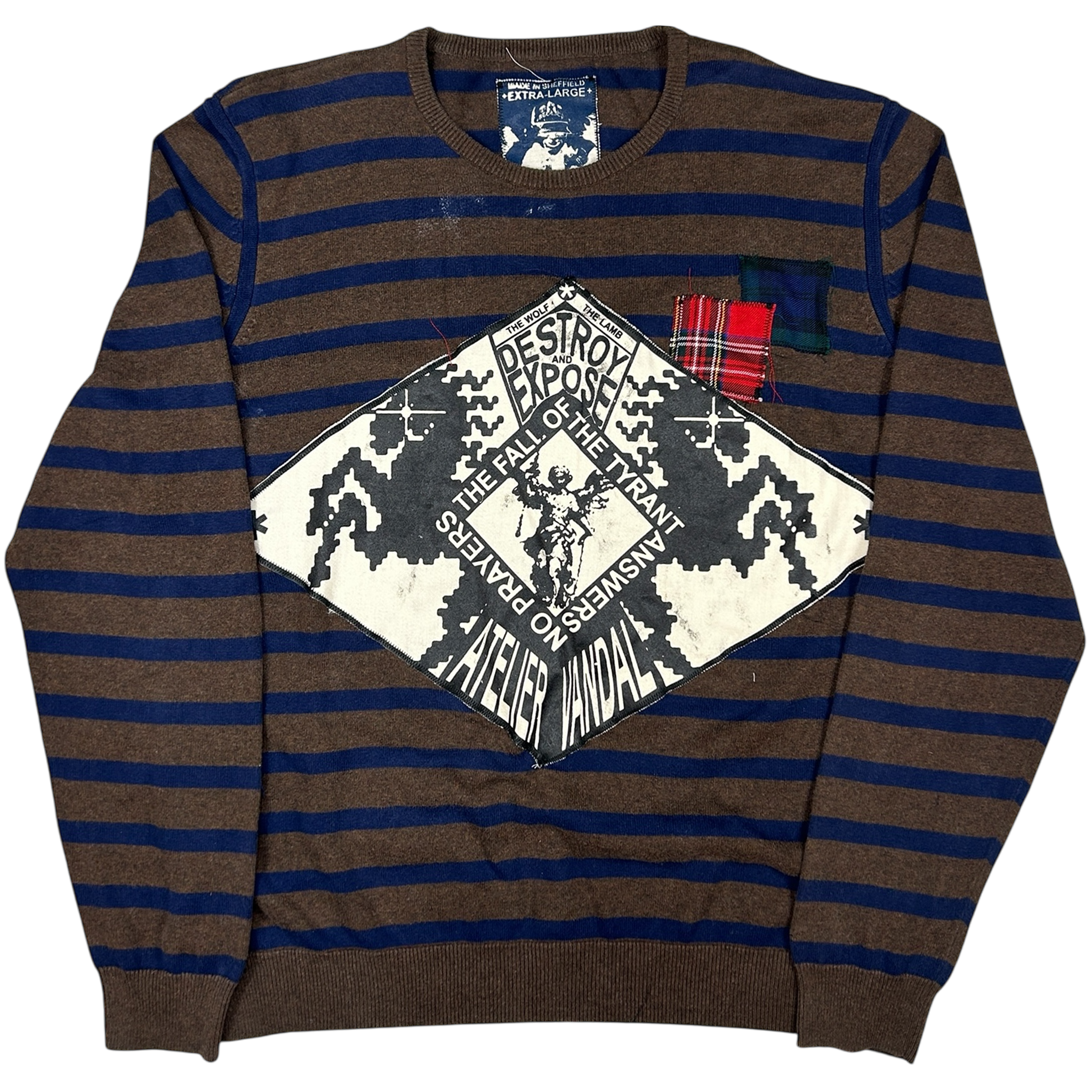 VANDAL #45 - EXTRA-LARGE - 1 of 1 screenprinted and hand-sewn piece by MadeByAtelier