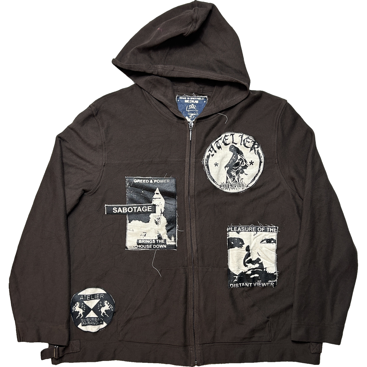 ZIP-UP HOODIE #18 - MEDIUM