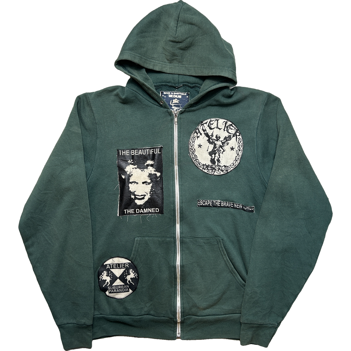 ZIP-UP HOODIE #20 - MEDIUM