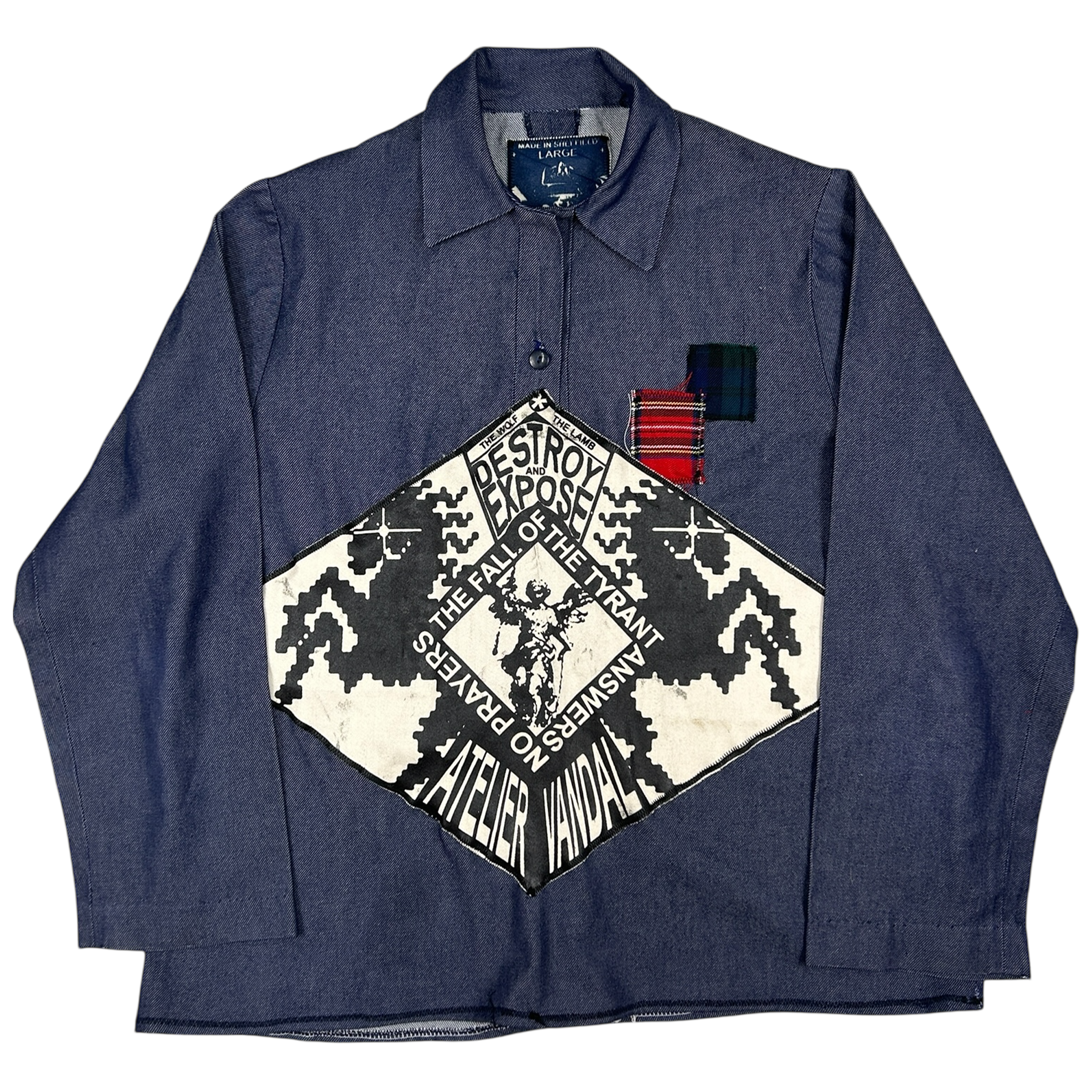 VANDAL #32 - LARGE - 1 of 1 screenprinted and hand-sewn piece by MadeByAtelier