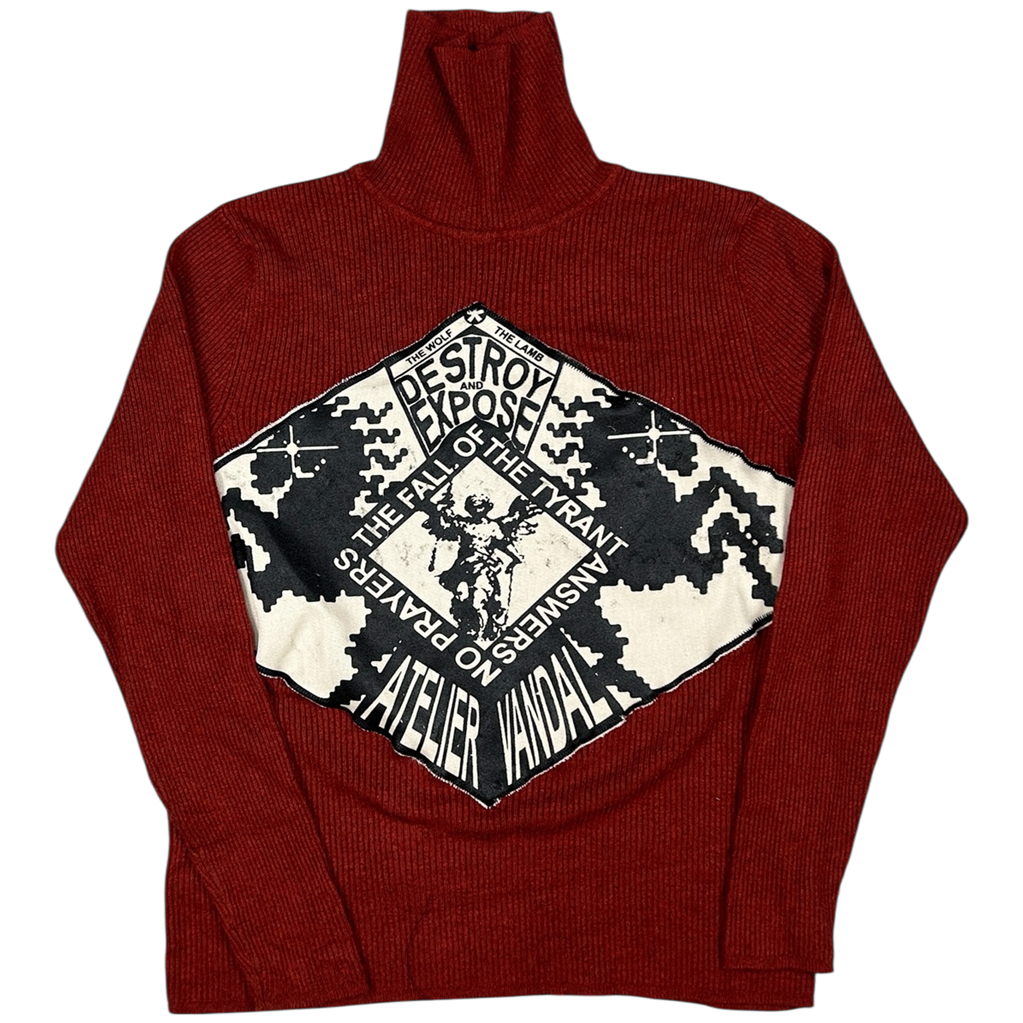 VANDAL #11 - 1 of 1 screenprinted and hand-sewn piece by MadeByAtelier