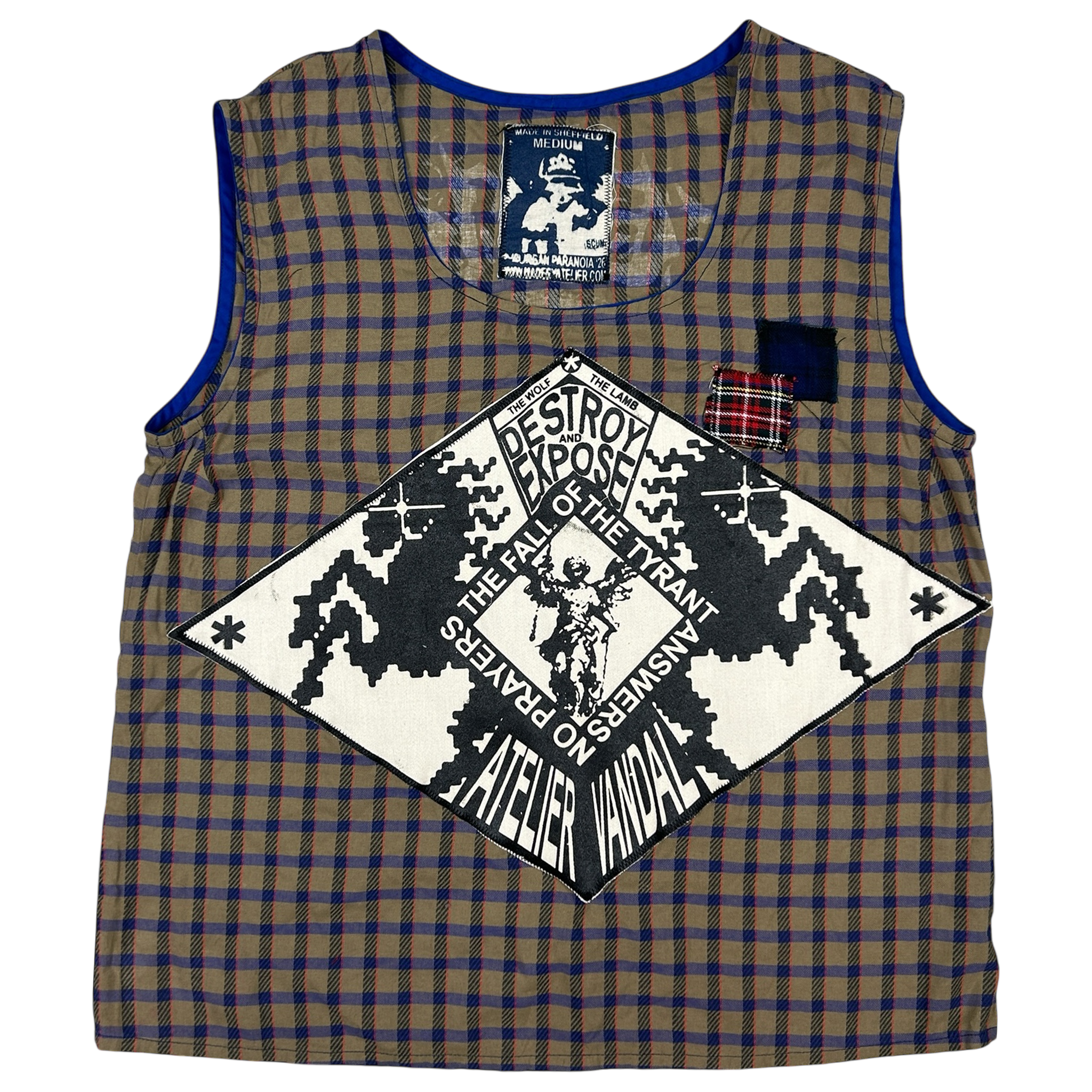 VANDAL #47 - MEDIUM - 1 of 1 screenprinted and hand-sewn piece by MadeByAtelier