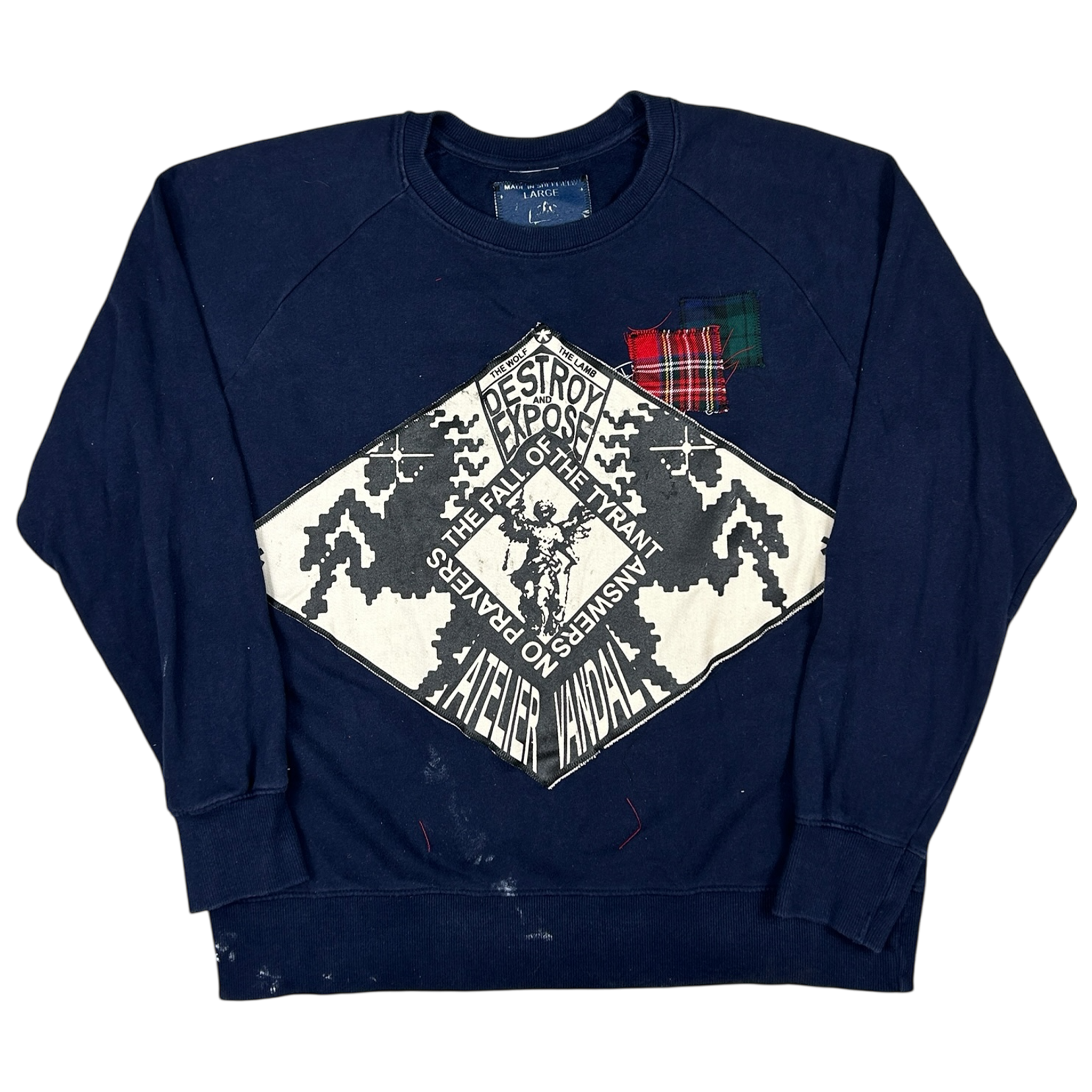 VANDAL #16 - LARGE - 1 of 1 screenprinted and hand-sewn piece by MadeByAtelier