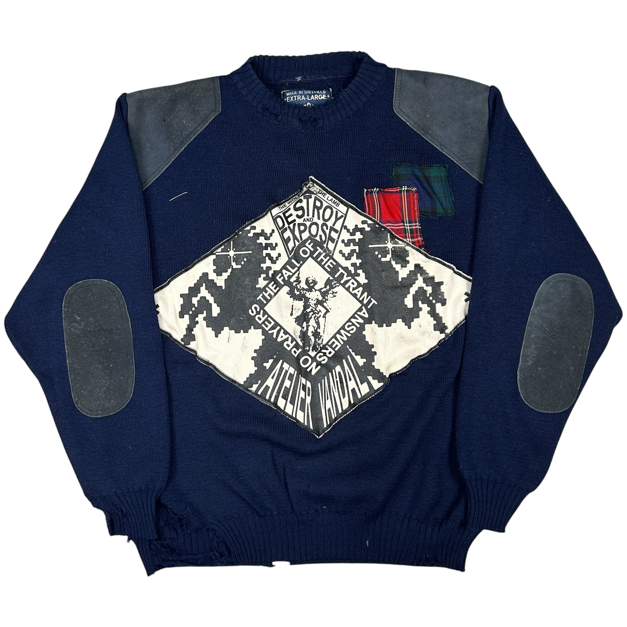 VANDAL #42 - EXTRA-LARGE - 1 of 1 screenprinted and hand-sewn piece by MadeByAtelier